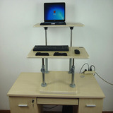 站立办公 站着台式办公桌可升降 笔记本电脑桌 台式电脑桌 站立桌