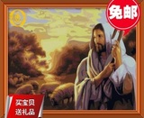 diy数字油画 手绘 宗教耶稣 江浙沪包邮 特价 40*50 上帝与众生