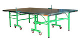 双鱼201乒乓球台单折移动式墨绿面球台
