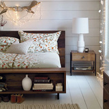 橡木全实木铁艺抽屉柜床头柜，美式乡村田园北欧客厅卧室，可定制