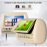 新9寸车载DVD头枕显示器 高清汽车头枕屏 头枕MP5 带USB SD 游戏