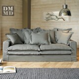 Divano北欧现代瑞典时尚设计2人位双层坐垫两人双人布艺沙发