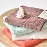 印尼进口 100%全棉方巾面巾洗脸巾 高档品质奢华精梳棉纯棉毛巾