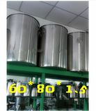 不锈钢水桶带盖定做大桶加厚60/70/80cm圆桶提桶/不锈钢桶/汤桶