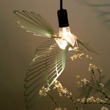 聚尚 美式创意不锈钢飞鸟吊灯简约书房吧台餐厅小吊灯趣味小鸟灯