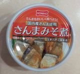日本料理 日本进口 日本产 HONIHO  味增 酱煮秋刀鱼罐头 即食