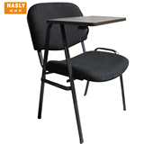 耐时利办公家具 带写字板培训椅子会议椅简约学习椅一体课桌椅