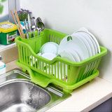加厚大号碗筷沥水架塑料碗架碗碟沥水置物架餐具漏水篮子厨房收纳