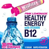 美国直邮Zipfizz健康功能饮料冲剂含VitaminB12 粉红柠檬口味30管
