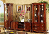 欧式美式法式古典实木精品品牌家具FH991单门酒柜两门酒柜电视柜1