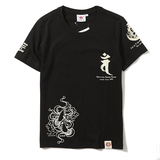中国民族风 刺青纹身 2013男装短袖T恤 坐莲观音 陈冠希 大码T