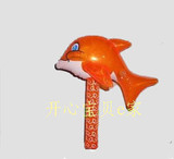 儿童充气玩具批发充气锤子带铃铛玩具pvc--- 海豚鱼棒（10个/捆