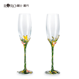 罗比罗丹创意玻璃红酒杯高脚杯红葡萄酒杯香槟杯酒具套装结婚礼物