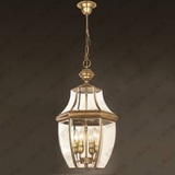欧式小单头全铜吊灯单个玻璃罩纯铜焊锡灯走廊门头阳台床头吧台灯