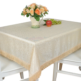 特价 黄色现代简约方形餐桌布欧式圆形纯色桌布布艺茶几布可定做