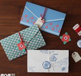 韩国创意信封式祝福贺卡 商务礼品卡新年圣诞贺卡 送员工送顾客