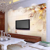 香诺儿3d立体客厅沙发背景墙瓷砖 电视瓷砖背景墙 温馨浪漫蝴蝶