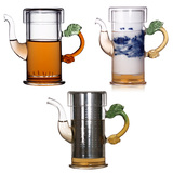 耐热红茶泡茶器玻璃茶具陶瓷不锈钢内胆过滤泡茶壶绿茶普洱冲茶器