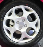 福特嘉年华16寸雪花版原装铝合金轮毂 铝圈 轮圈 钢圈