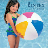 特价正品INTEX-59030 四色沙滩球/海滩球/透明充气球 61CM直径
