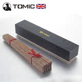 英国TOMIC高档鸡翅木筷子礼盒餐具装出口红木礼品厨房餐饮用具品