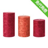 IKEA宜家代购 家居饰品 廷加米思香味阔型蜡烛3件套香薰蜡烛 w0.9