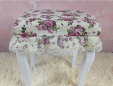 韩国田园全棉化妆凳套纯棉布艺蕾丝钢琴凳罩凳套凳防尘罩特价特价