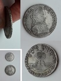 玻利维亚 4S/四索尔银币 1830年 俗称草泥马 外国硬钱币 2#