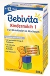 德国原装进口bebivita贝唯他1岁 婴儿奶粉500克超市新鲜采购代购