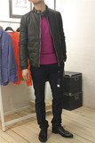 冬装新款韩版潮流男士夹克PU皮外套修身英伦风加厚保暖帅气瘦