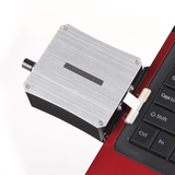 酷奇C002冰封抽风式笔记本电脑散热器全金属 手提式便携排风扇机