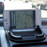 汽车手机防滑垫 车载车用超强硅胶防滑垫 手机GPS导航仪支架两用