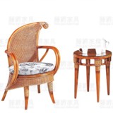 茶桌椅组合欧式圈椅卧室休闲椅子茶几三件套实木围椅沙发椅子秒杀