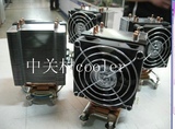 正品lenovo联想服务器T260 风扇AVC至强771针4U铜底3根热管散热器