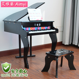 艾维婴 30键儿童木质钢琴 儿童玩具钢琴 宝宝钢琴机械小钢琴儿童