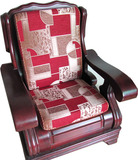 新款海绵垫厚/木坐垫带靠背/几何图案单人座现代中式沙发垫包邮