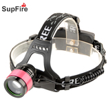 SupFire 神火头灯T6户外照明强光调焦防水可充电三档调光打猎夜