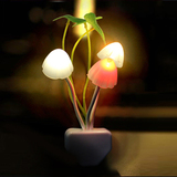 阿凡达蘑菇七彩小夜灯 LED光控感应节能 宝宝睡眠壁灯 婴儿喂奶灯