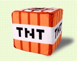 包邮正版我的世界MC Minecraft TNT炸弹抱枕毛绒玩具靠垫JJ怪游戏