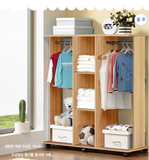 大衣柜推拉移门组装简易实木质衣橱简约现代定做包邮板式衣柜展示