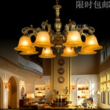 2016新款欧式吊灯田园高档别墅锌合金飞龙在天餐厅卧室客厅酒店灯