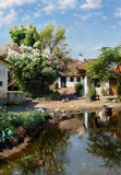 法国DMC R绣线 十字绣套件 风景 世界名画 油画 春日里的茅草屋