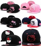 正品代购hello kitty 帽子 嘻哈棒球帽 男女秋冬帽子凯蒂猫棒球帽