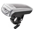新款自行车前灯太阳能USB充电照明前灯4LED高亮度山地车充电前灯