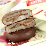 韩国原装进口特产食品糕点 乐天巧克力打糕 经典特色零食小吃186g
