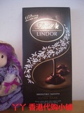 香港代购 美国原裝瑞士蓮Lindt Lindor可可軟心60%黑巧克力100g