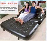包邮五合一充气沙发床双人情侣沙发多功能折叠沙发送电泵携带背包