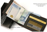 男士 钱包 超薄卡夹金属票夹 卡包 kabao 韩国银行 零钱包钱夹