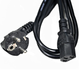 欧标插头电源线 3*0.75平方 1.5米 德标连接线三孔品字插头线