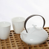 多样屋茶具 创意骨瓷现代简约日式茶具组 精美礼盒装 一壶四杯